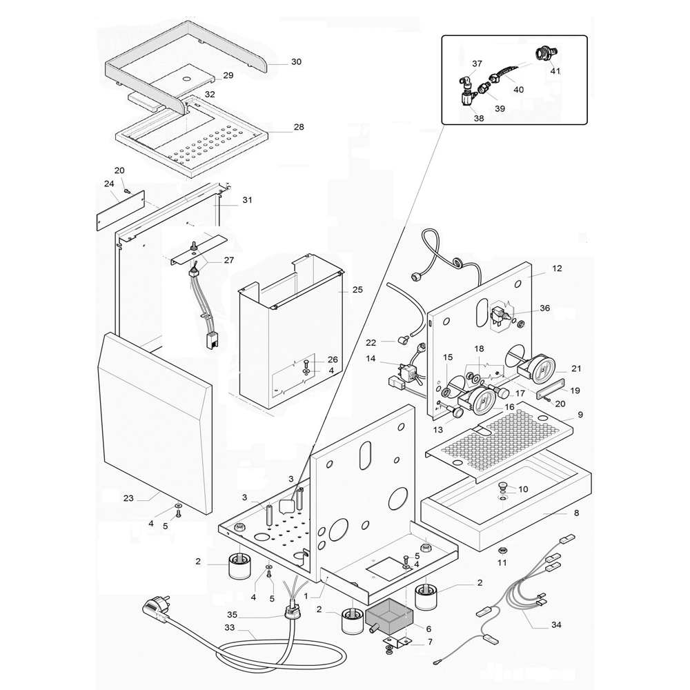 Explosionszeichnung Rocket Giotto Evoluzione V1