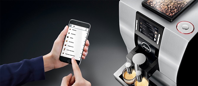 Jura Kaffeevollautomaten mit App bedienen